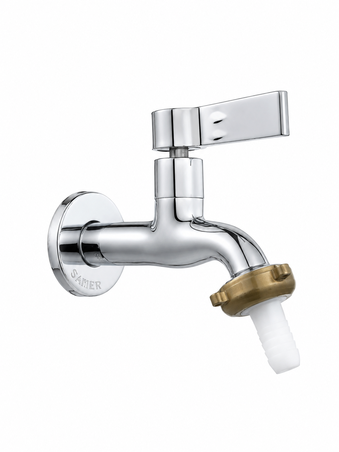 Elemento Torneira de Parede para Jardim em Abs Cromada