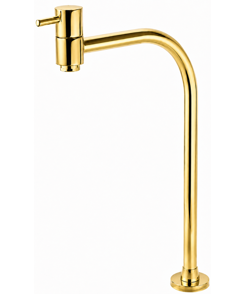 Soft Torneira de Mesa para Lavatório Dourado.