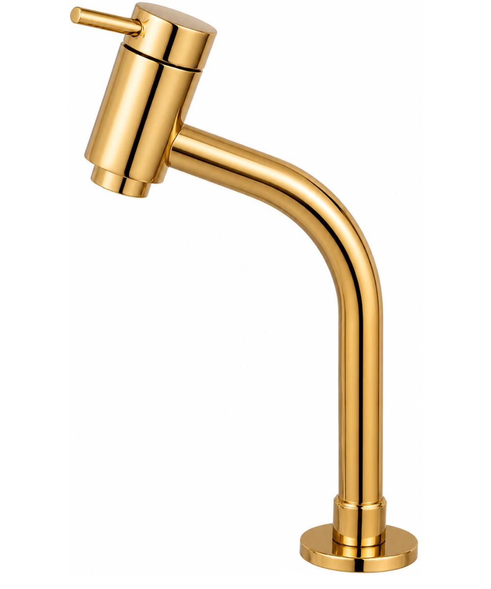 Soft Torneira de Mesa para Lavatório Dourado